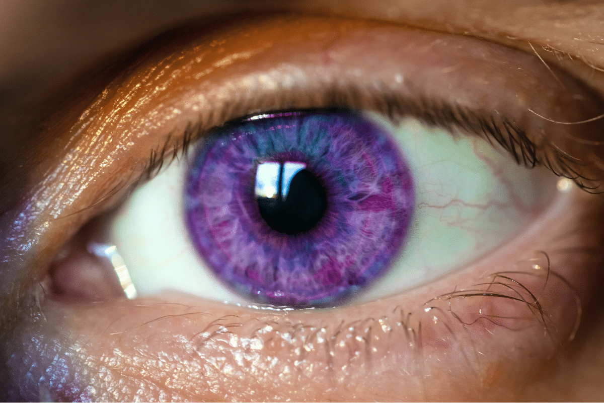 Les Yeux Violet Mystère, Science et Esthétique