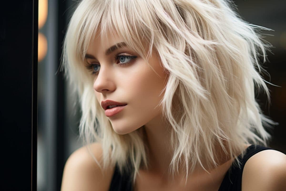 coupe de cheveux femme dégradé effilé mi-court: le style parfait