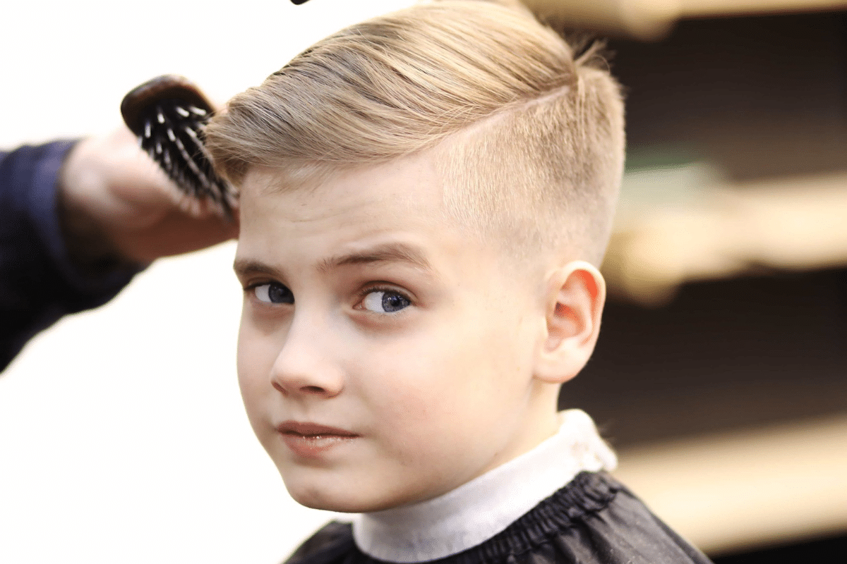 coupe de cheveux garçon dégradé